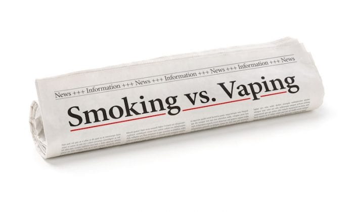 smoking vs vaping